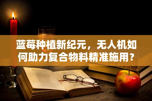 蓝莓种植新纪元，无人机如何助力复合物料精准施用？