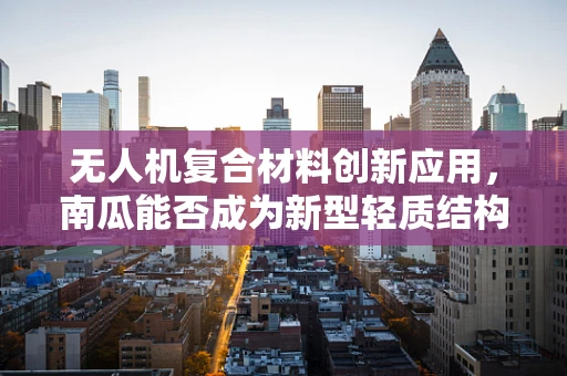 无人机复合材料创新应用，南瓜能否成为新型轻质结构的关键？