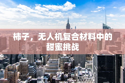 柿子，无人机复合材料中的甜蜜挑战