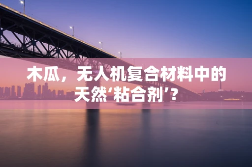 木瓜，无人机复合材料中的天然‘粘合剂’？