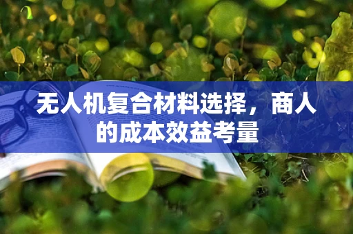 无人机复合材料选择，商人的成本效益考量