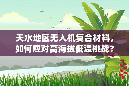 天水地区无人机复合材料，如何应对高海拔低温挑战？