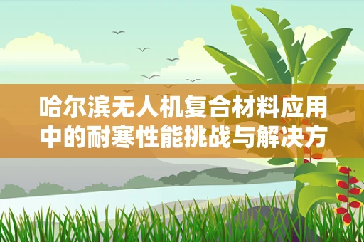 哈尔滨无人机复合材料应用中的耐寒性能挑战与解决方案