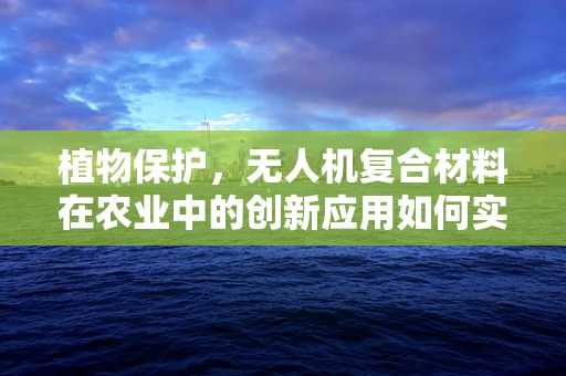 植物保护，无人机复合材料在农业中的创新应用如何实现精准施药？