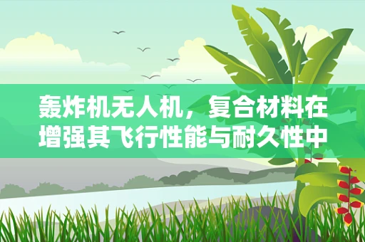 轰炸机无人机，复合材料在增强其飞行性能与耐久性中的关键作用