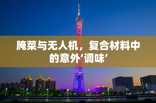 腌菜与无人机，复合材料中的意外‘调味’