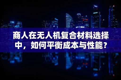 商人在无人机复合材料选择中，如何平衡成本与性能？