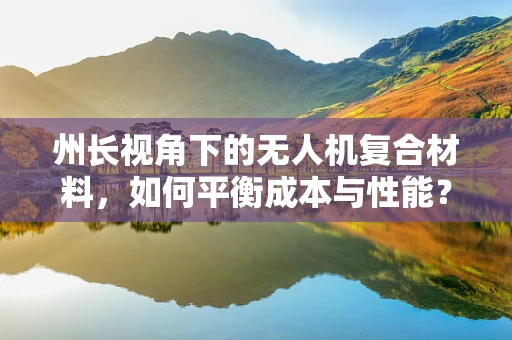 州长视角下的无人机复合材料，如何平衡成本与性能？