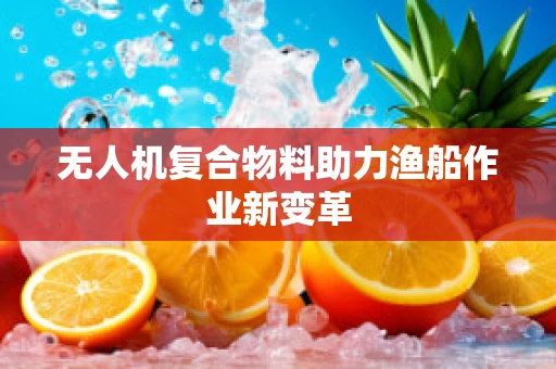 无人机复合物料助力渔船作业新变革