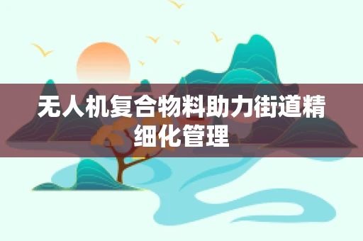 无人机复合物料助力街道精细化管理