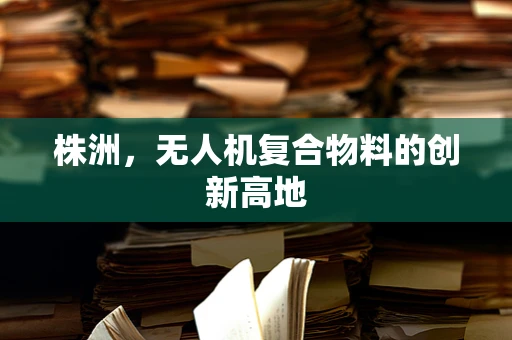 株洲，无人机复合物料的创新高地