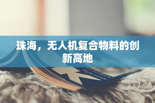 珠海，无人机复合物料的创新高地