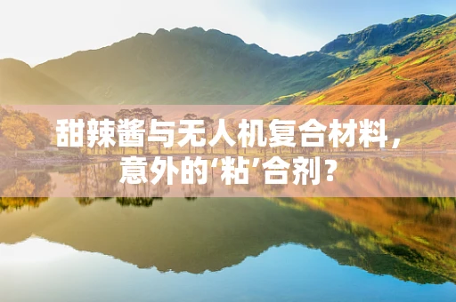 甜辣酱与无人机复合材料，意外的‘粘’合剂？