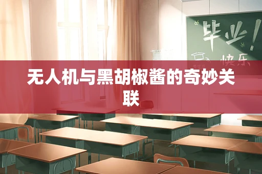 无人机与黑胡椒酱的奇妙关联