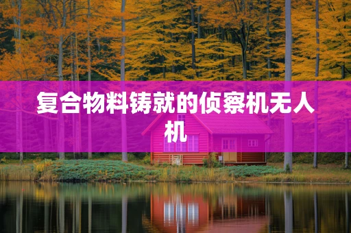 复合物料铸就的侦察机无人机
