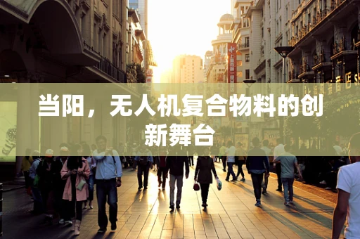 当阳，无人机复合物料的创新舞台