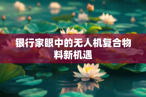 银行家眼中的无人机复合物料新机遇