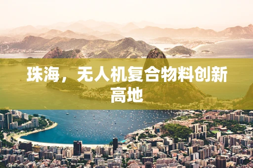 珠海，无人机复合物料创新高地