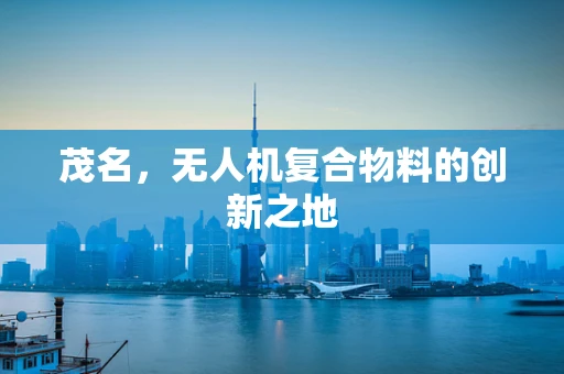 茂名，无人机复合物料的创新之地