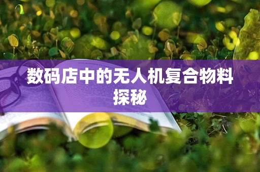 数码店中的无人机复合物料探秘