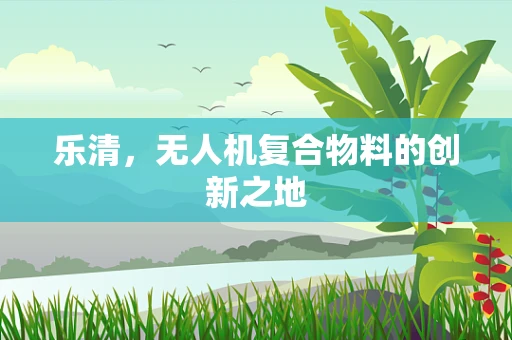 乐清，无人机复合物料的创新之地