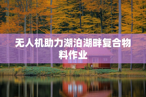 无人机助力湖泊湖畔复合物料作业
