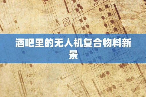 酒吧里的无人机复合物料新景