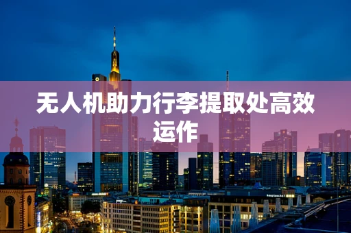 无人机助力行李提取处高效运作