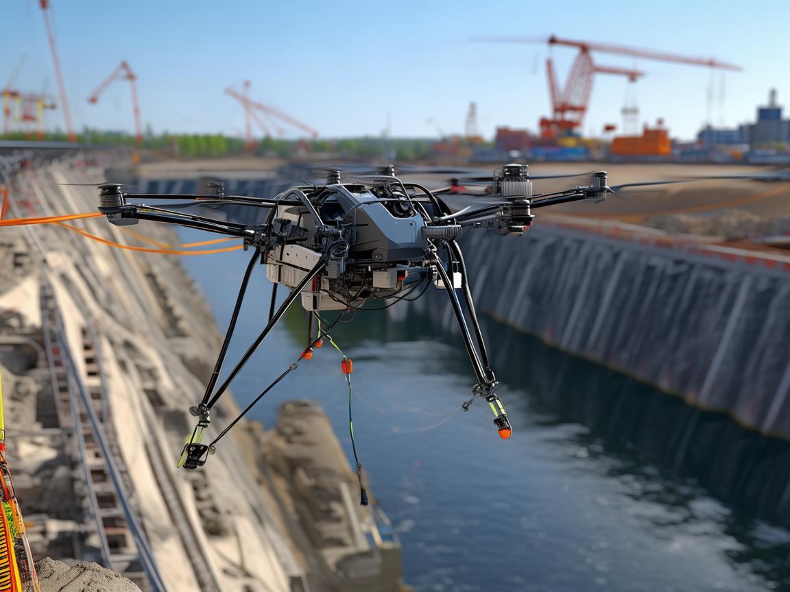 无人机复合物料助力水利工程建设 无人机复合物料助力水利工程建设