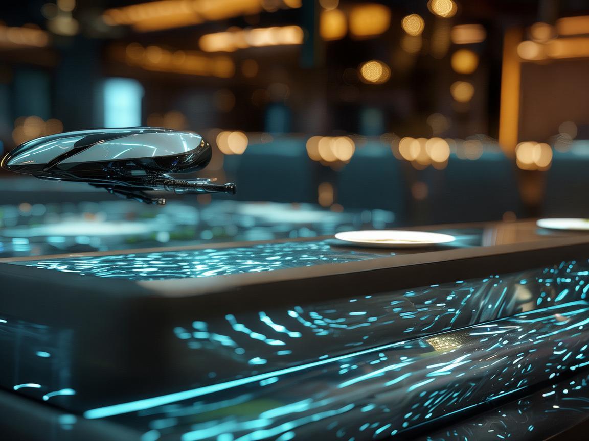 无人机复合物料助力餐厅包厢新体验