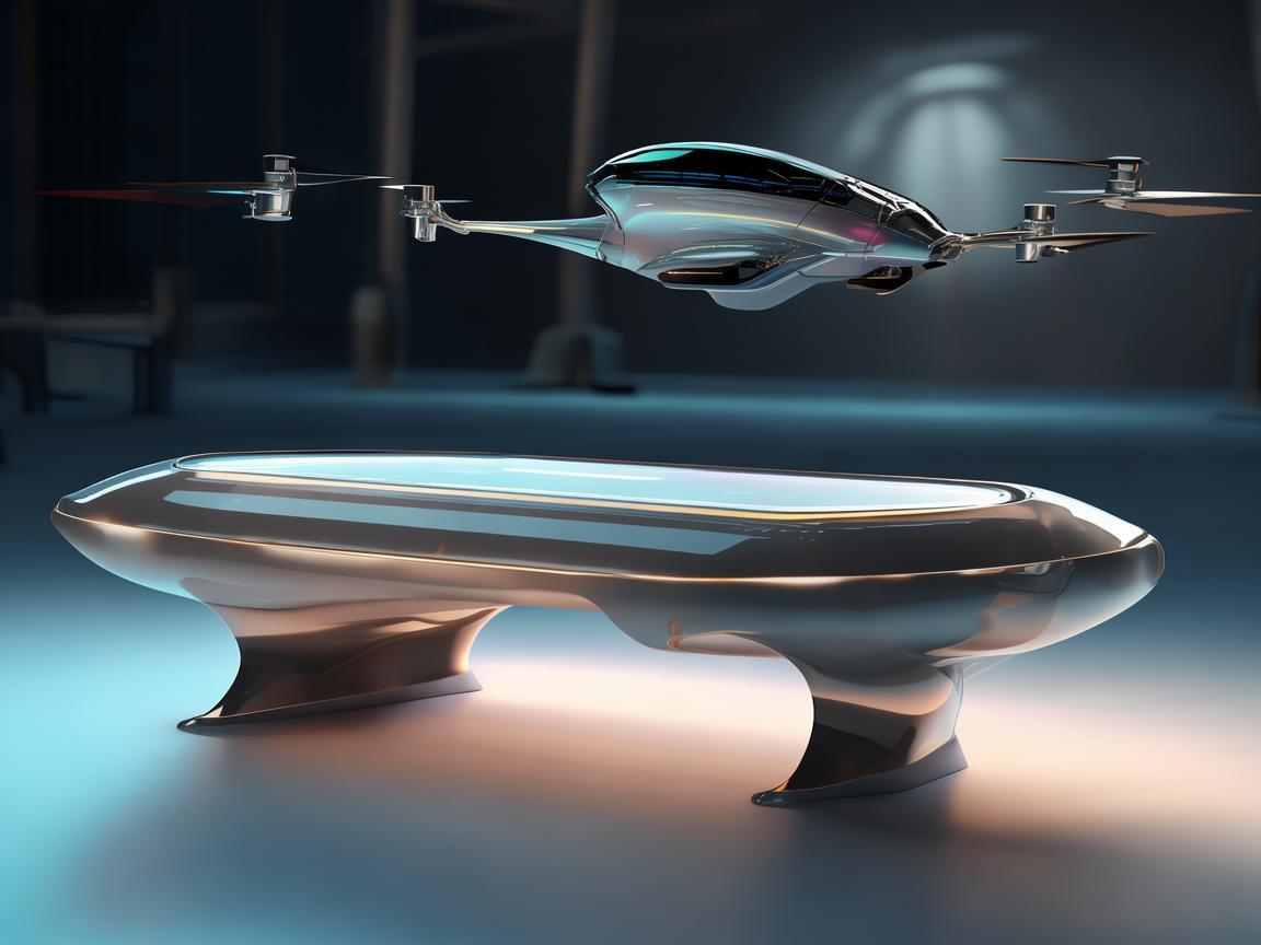 无人机复合物料茶几，科技与美学的交融