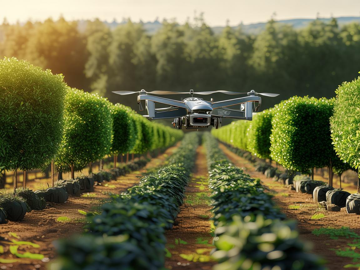 无人机助力桂圆复合物料创新探索 无人机助力桂圆复合物料创新探索