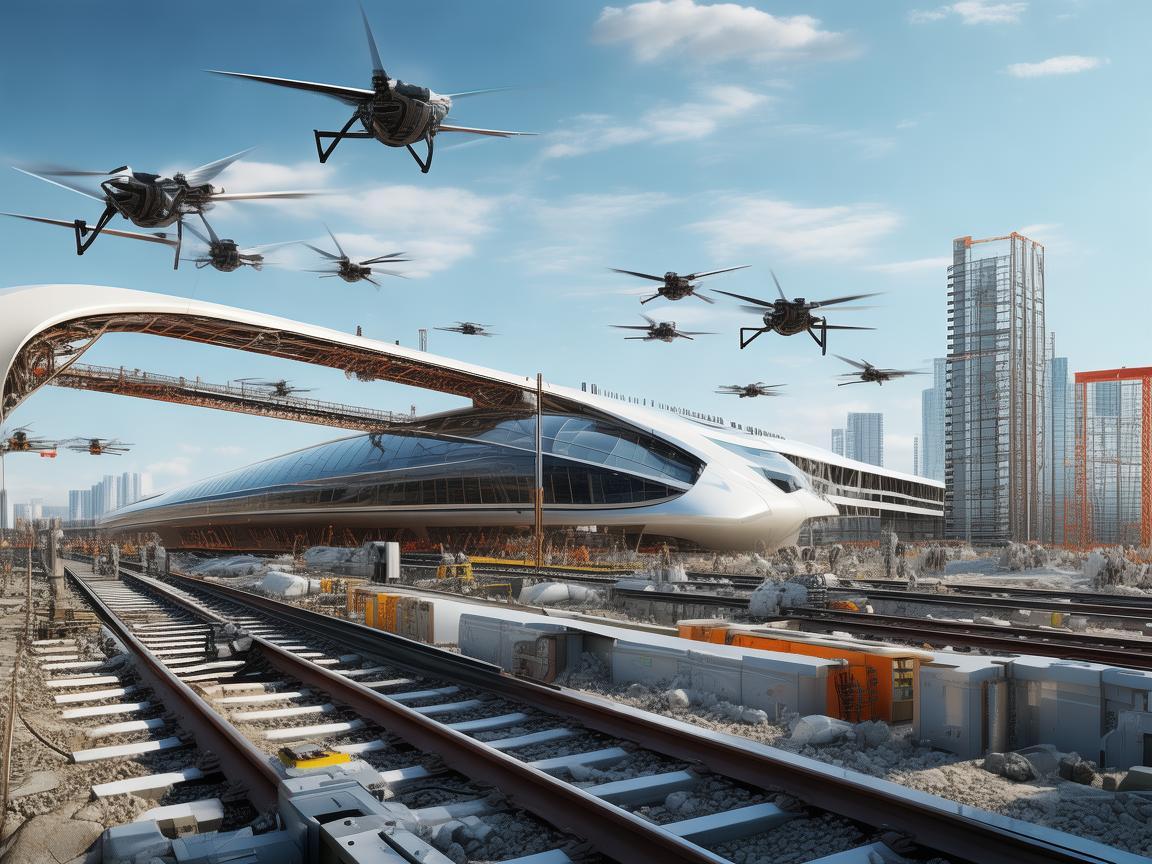 无人机复合物料助力高铁站建设与运维 无人机复合物料助力高铁站建设与运维