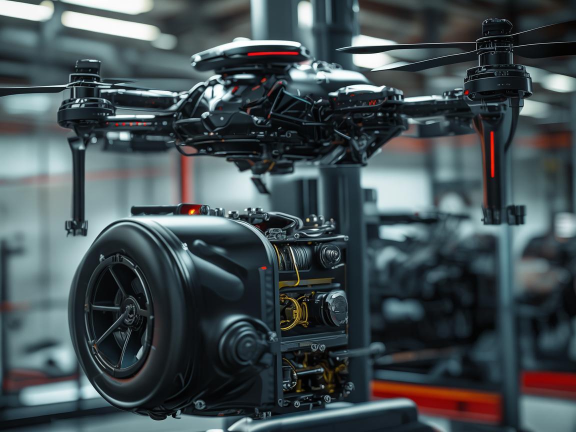 无人机复合物料助力内燃机车维护升级