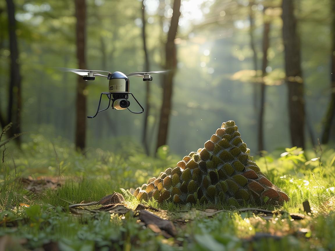 无人机助力松子复合物料探索