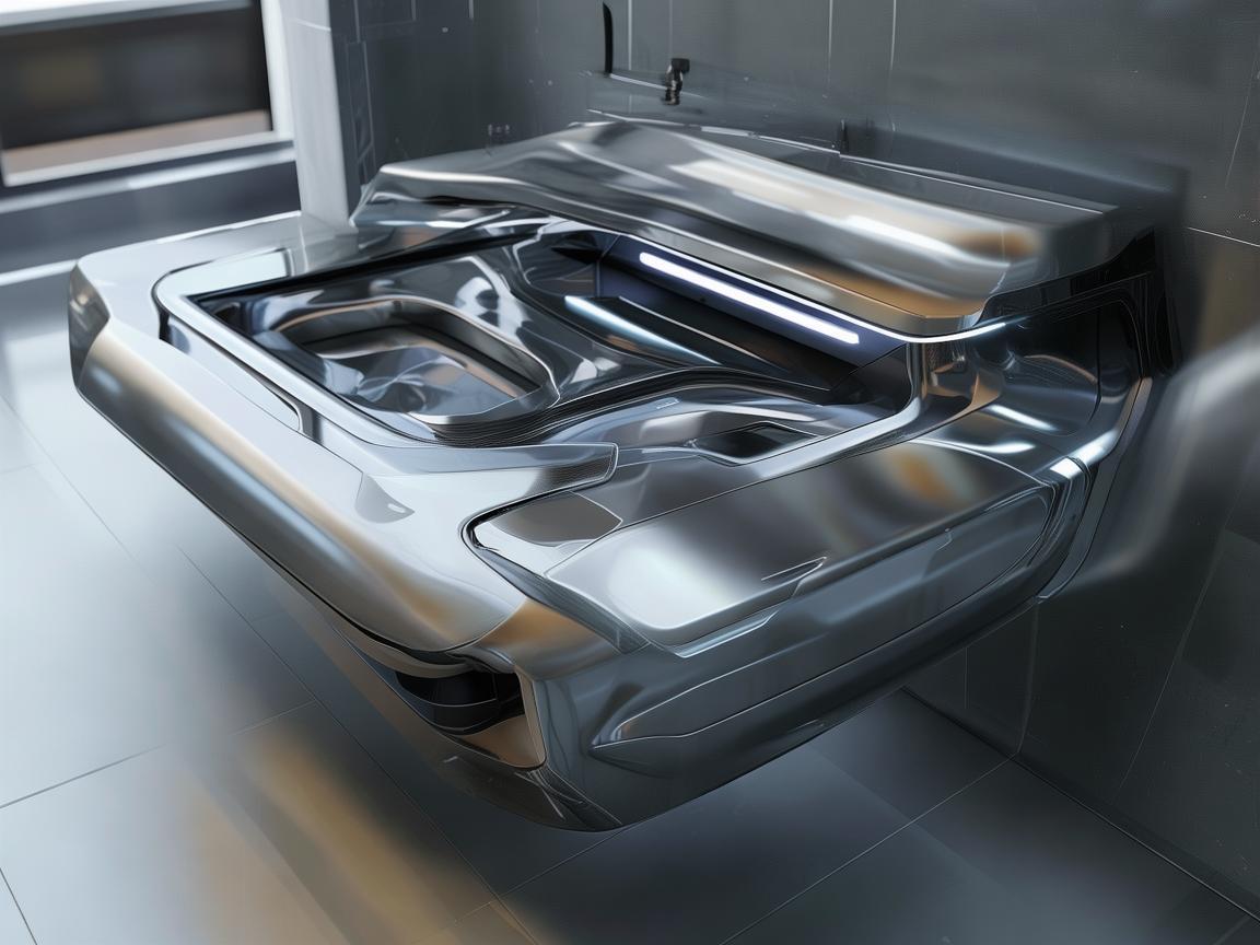 无人机复合物料打造智能卫生间洗漱架